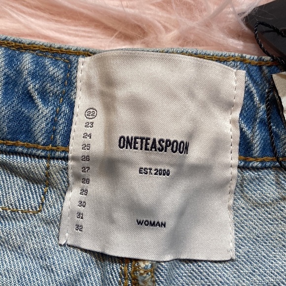 NWT One Teaspoon Kansas Street Walker 80’s High Waist Shorts sz 22 - Picture 8 of 12